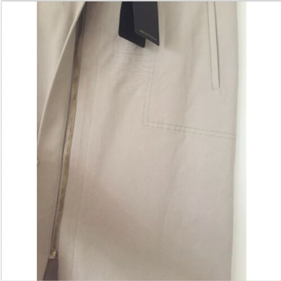 Massimo Dutti Beige A Line Midi Skirt - Picture 3 of 14